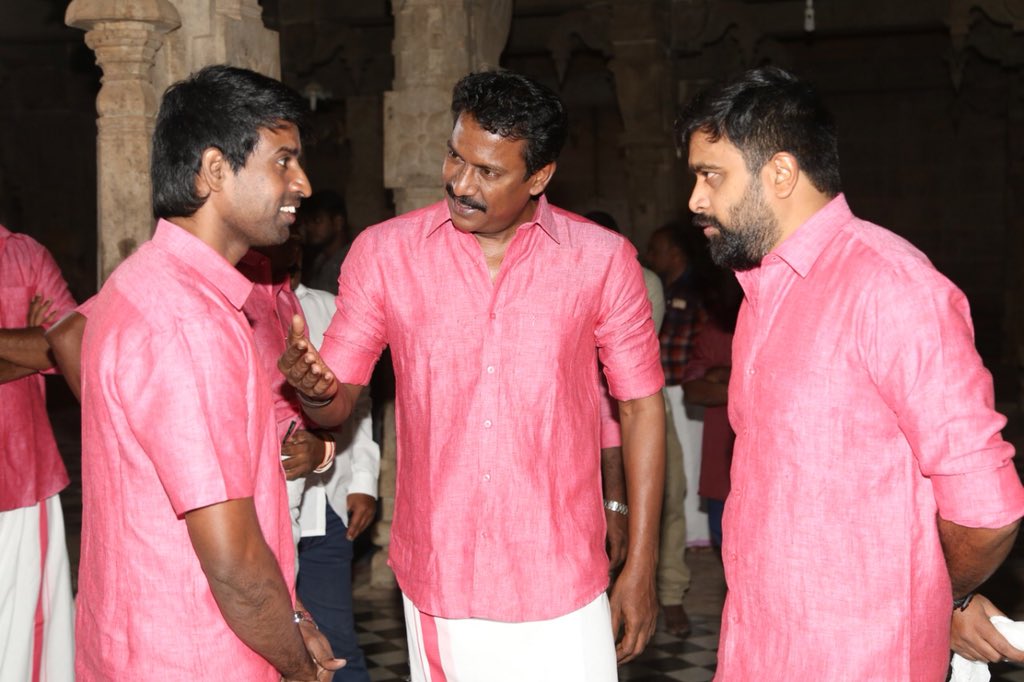 Kombu Vatcha Singamda First Day Shooting Spot Stills.