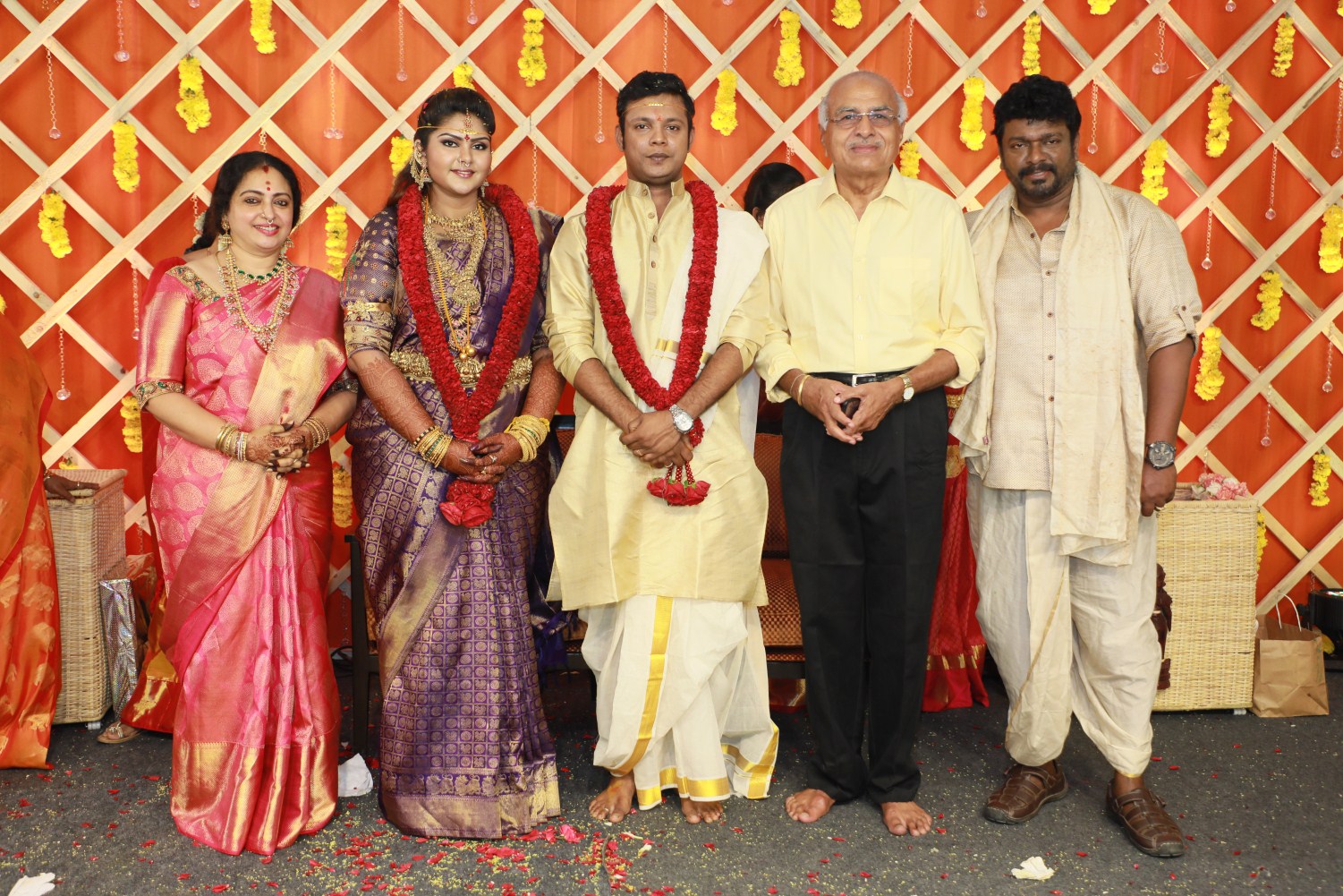 Abinaya Parthiban wedds Naresh Karthik Stills