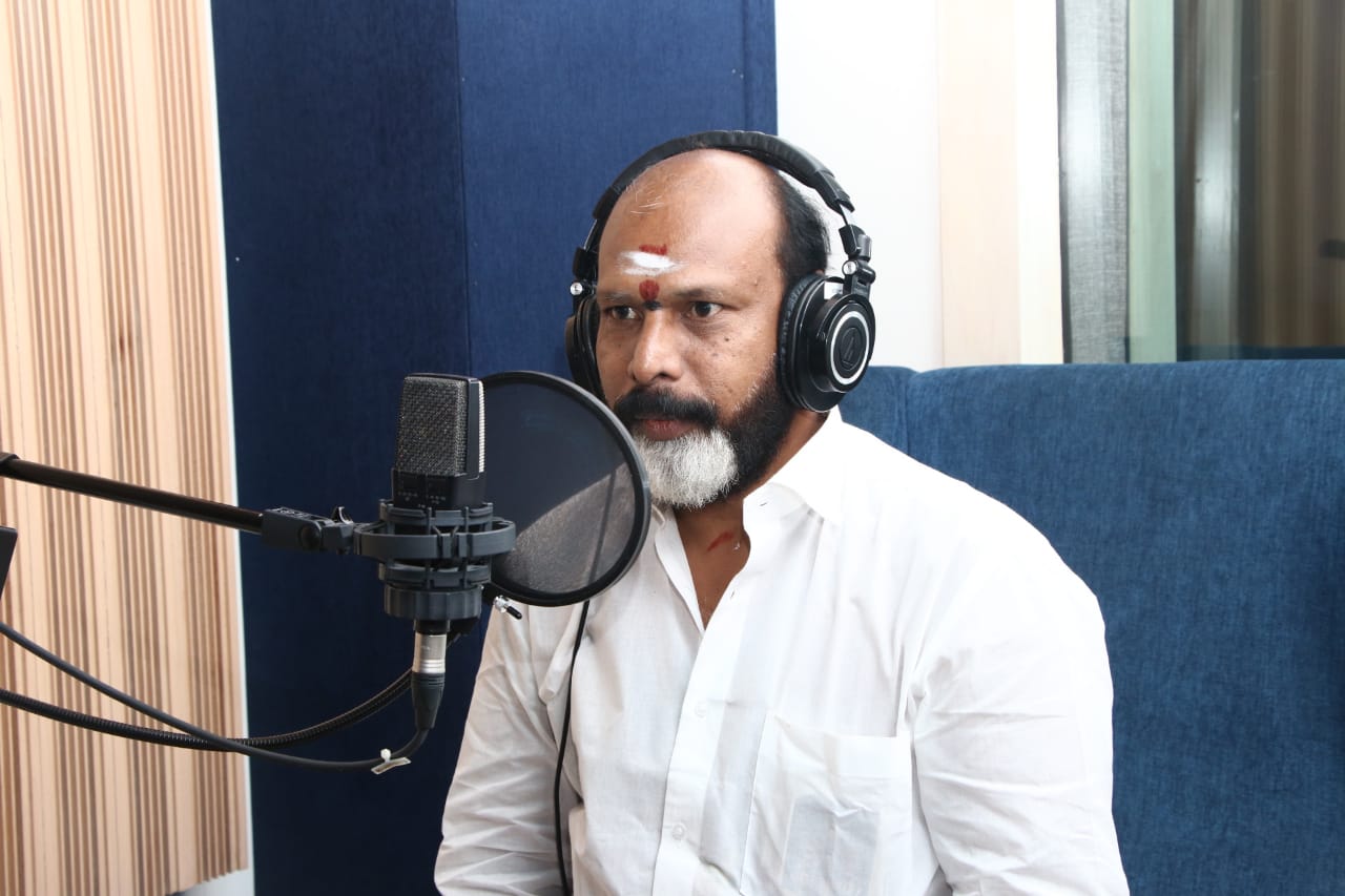 Thamilarasan Movie dubbing Pooja Stills