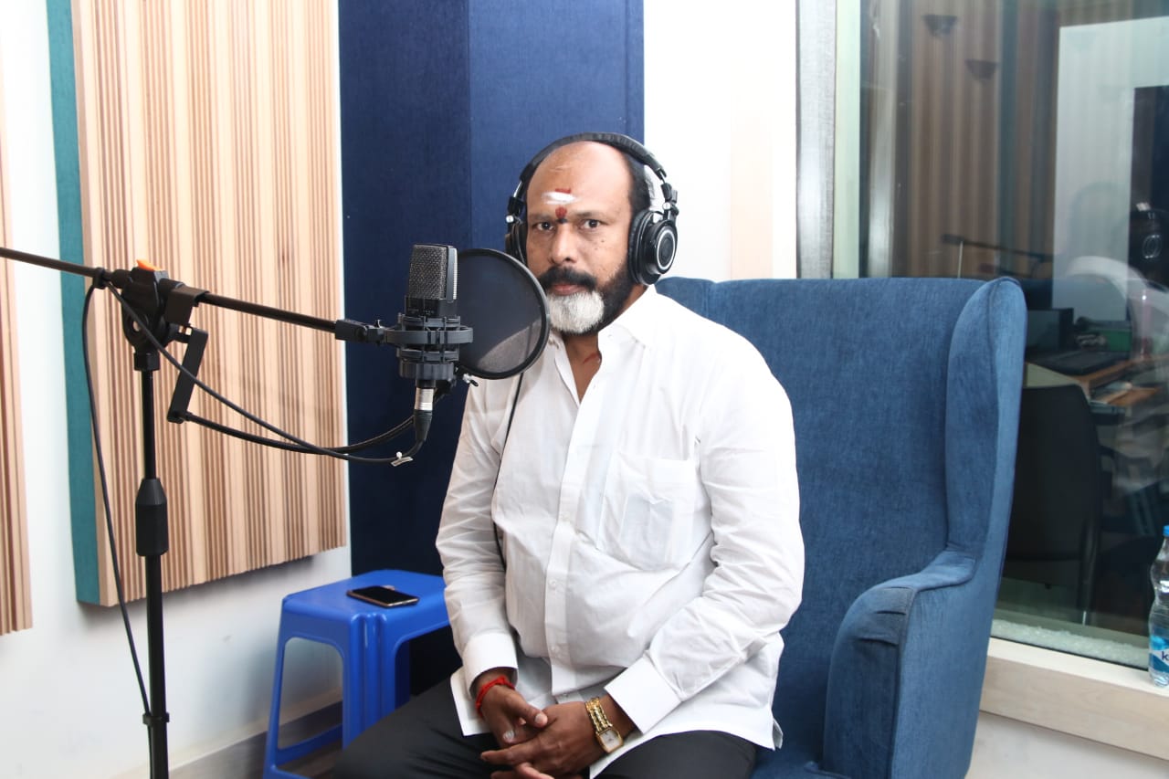 Thamilarasan Movie dubbing Pooja Stills