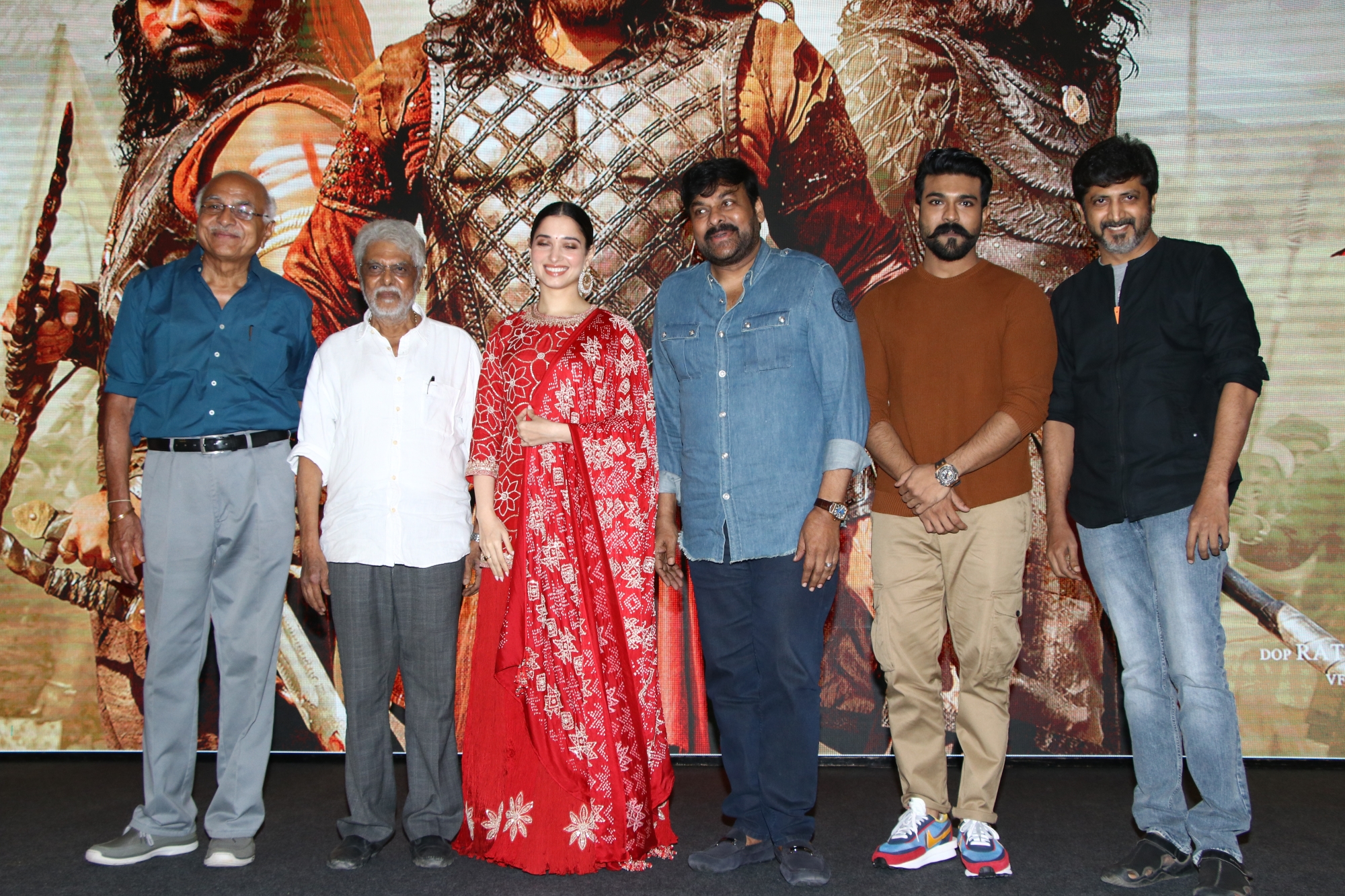 Sye Raa Narasimha Reddy Movie Press Meet Stills.