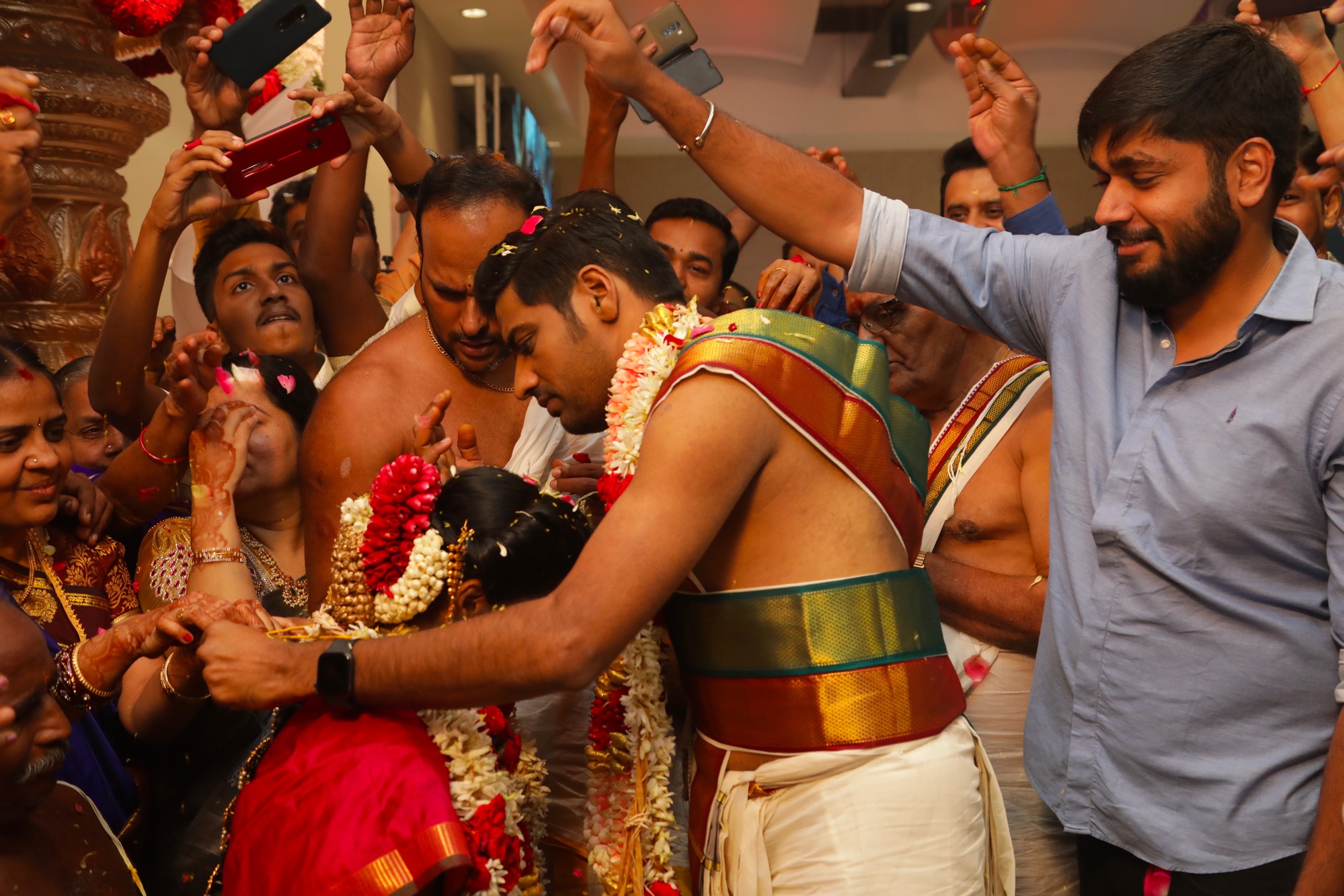 Actor Sathish Marriage Images.