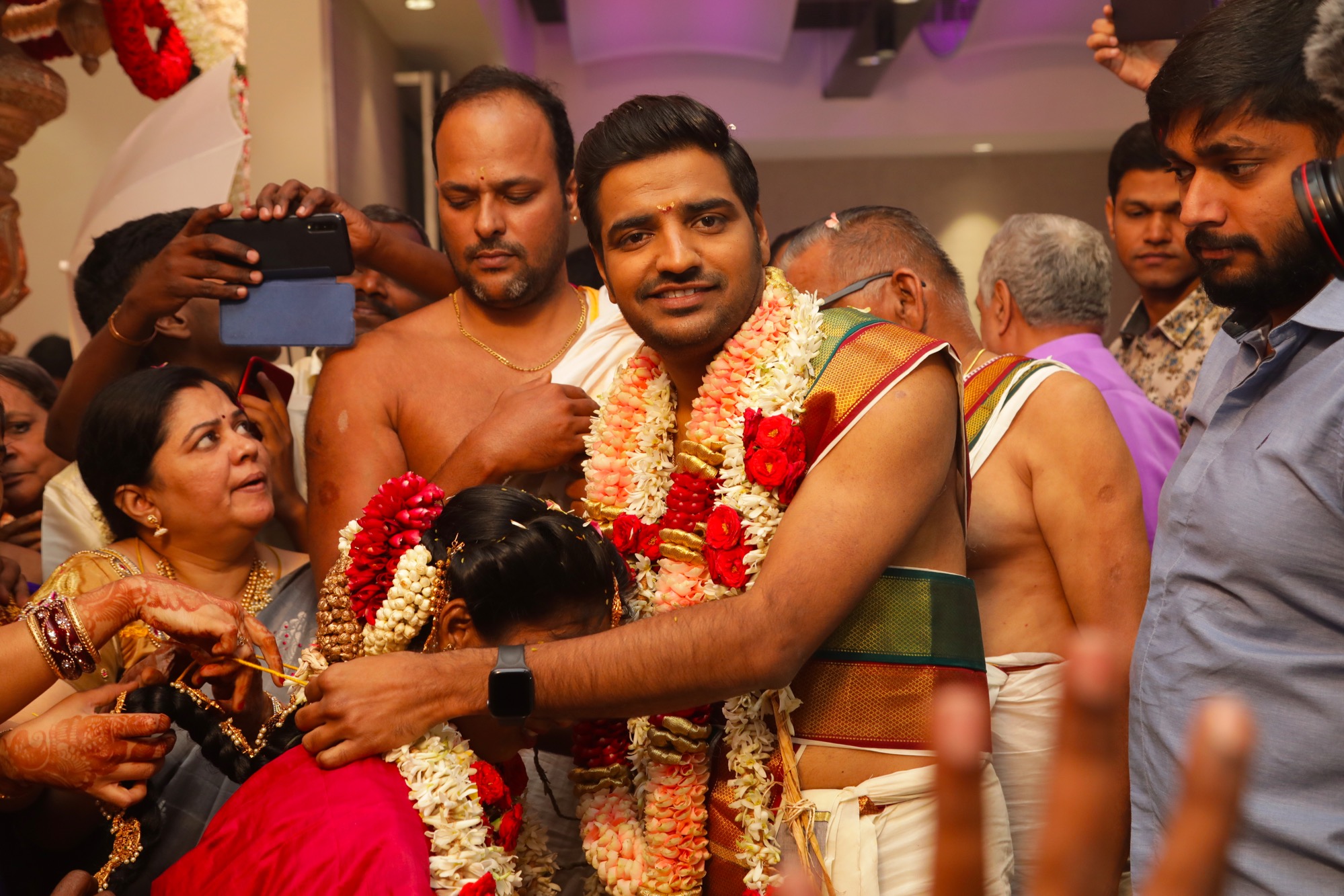 Actor Sathish Marriage Images.