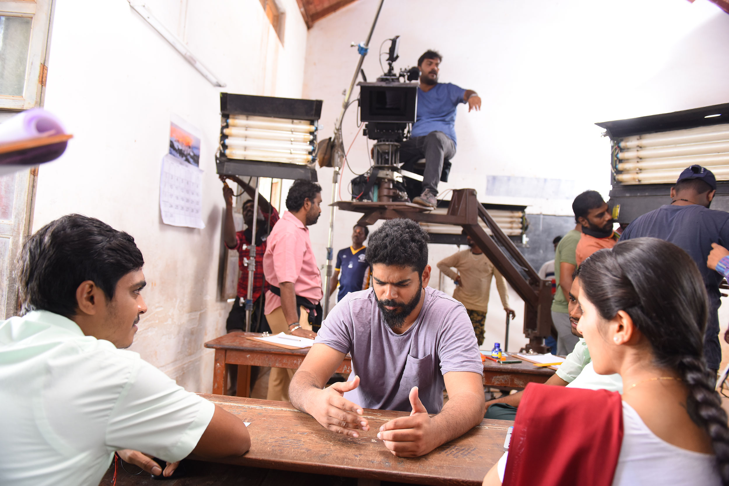 Ninaivo Oru Paravai Shooting Spot Stills.