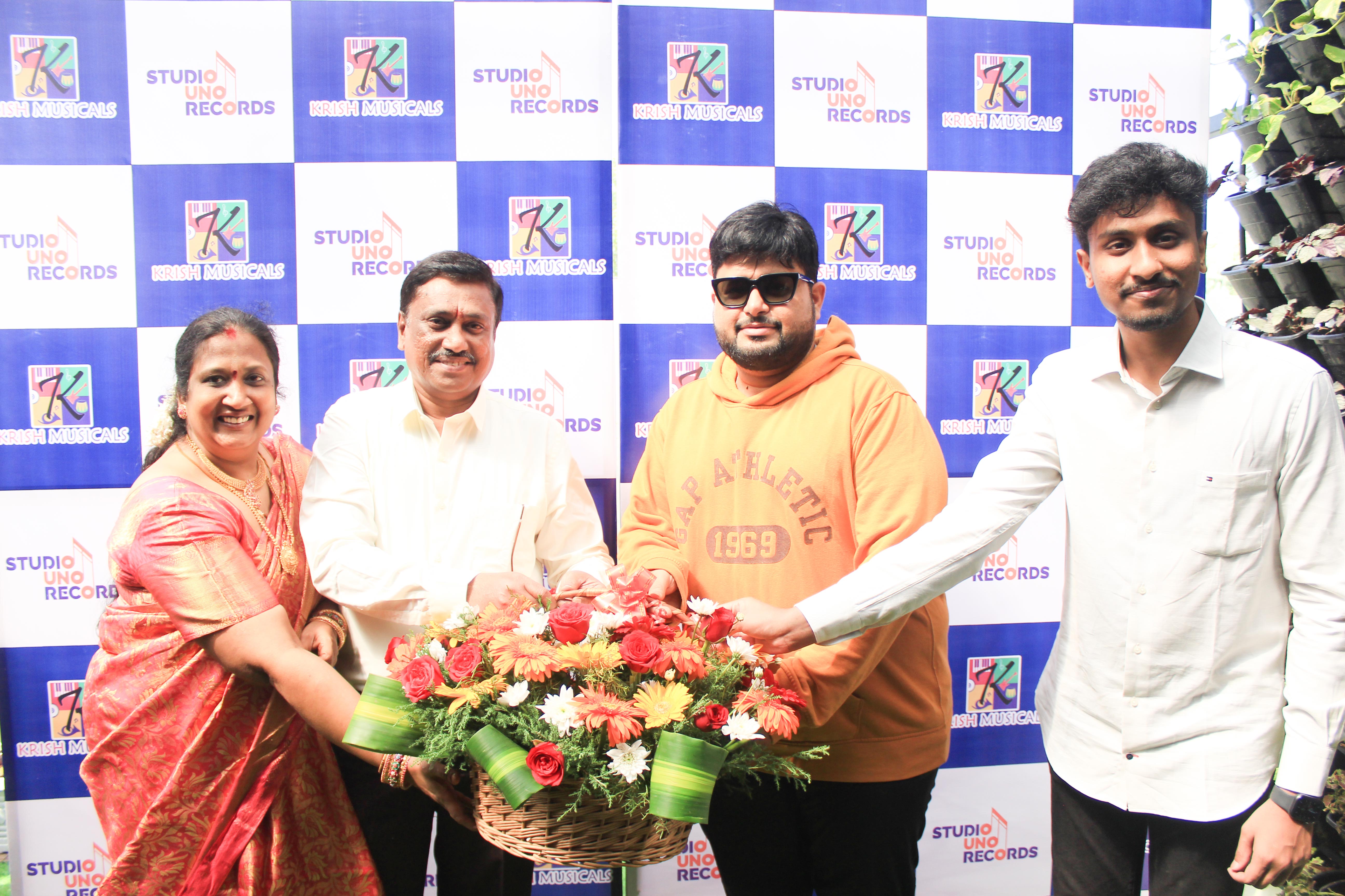 Launch of “Studio UNO Records” By Music dir S.Thaman.