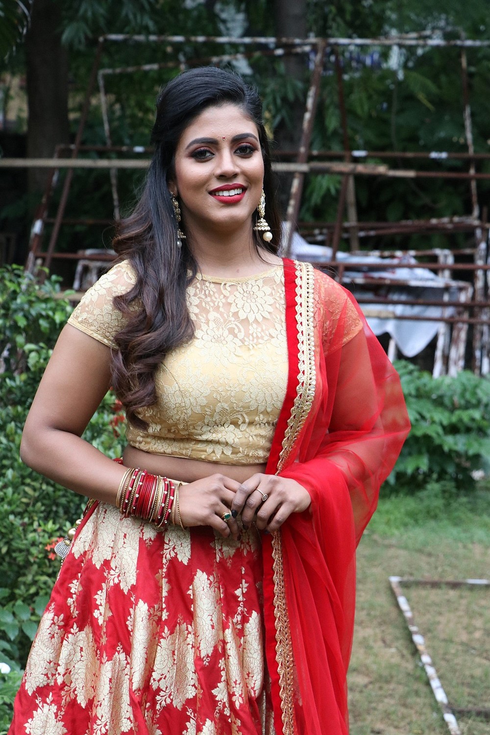 Actress Iniya Cute Stills.