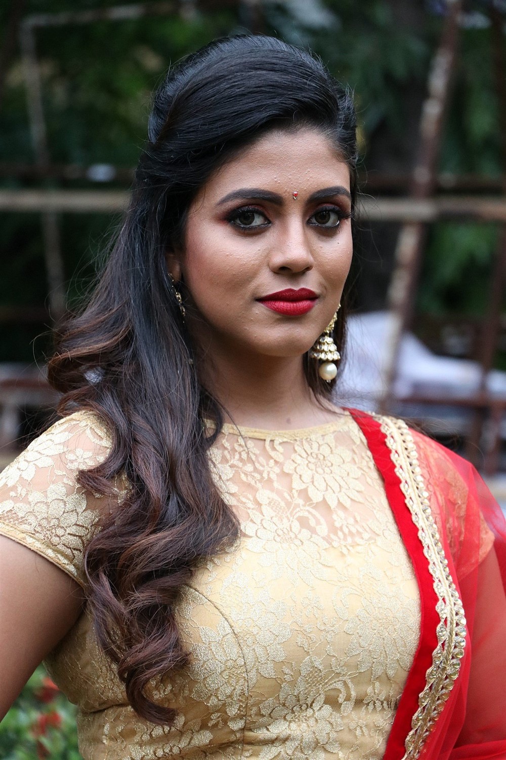 Actress Iniya Cute Stills.