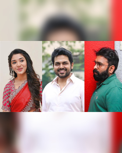 Karthi's 26th movie will feature Krithi Shetty and Santhosh Narayanan!