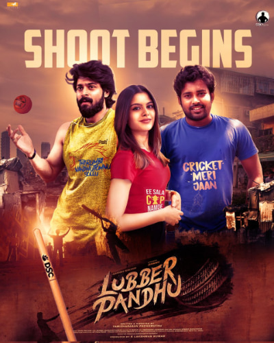 Harish Kalyan and Attakathi Dinesh’s ‘Lubber Pandhu’ Shooting goes on floors