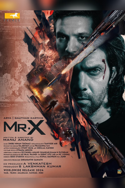 The upcoming movie \"Mr. X,\" starring Arya and Gautham Karthik, will be going to an action drama