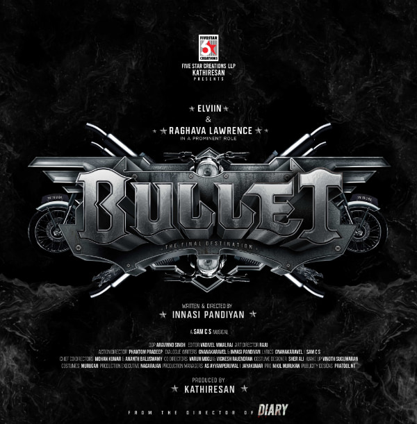 Bullet: A new film from Raghava Lawrence and Innasi Pandiyan