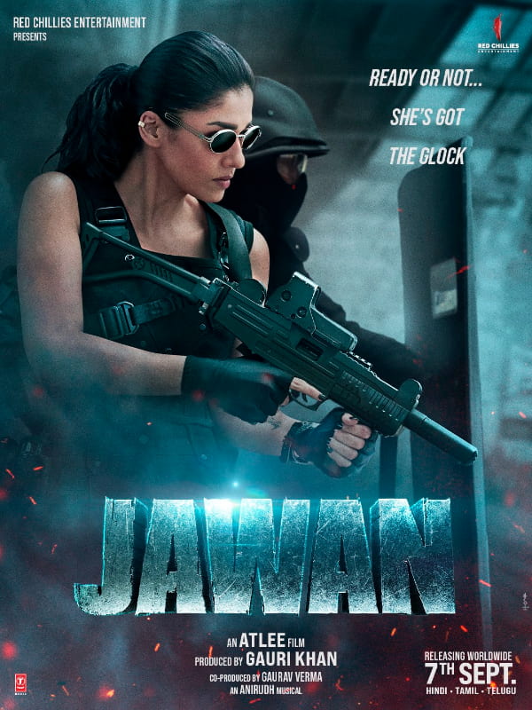 Nayanthara looks fierce in new Jawan poster\r\n