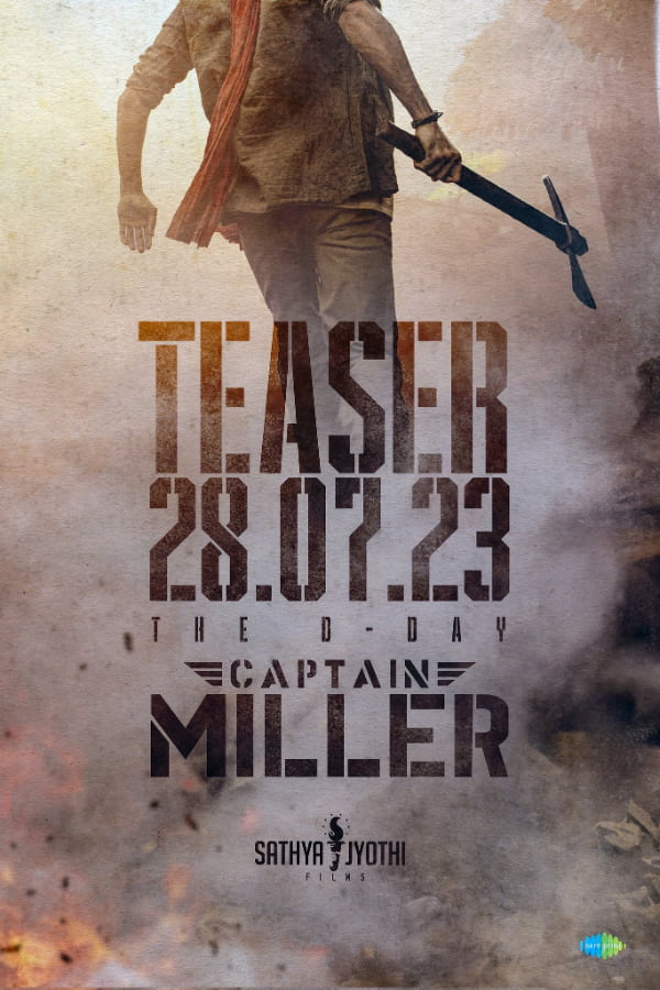 Captain Miller Teaser Unveiling Date Announced