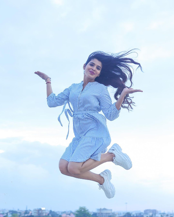 \"Explore the mesmerizing stills of the stunning Sanchita Shetty! Immerse yourself in her beauty and grace as she shines on camera. Don't miss this visual treat! #SanchitaShetty #BeautifulStills #ActressBeauty #CelebPhotos\"