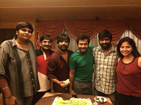 #SjSurya celebrated his birthday with #Iraivi Team