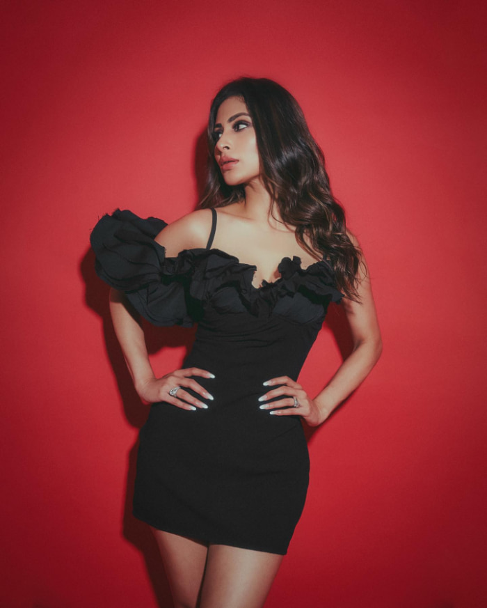 \"Explore the latest mesmerizing snapshots of the enchanting Mouni Roy! Dive into a world of timeless beauty and elegance with these stunning stills. #MouniRoy #BollywoodBeauty #TrendingPortraits\"