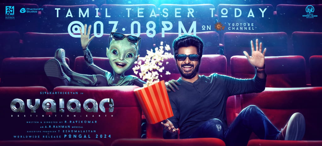 Ayalaan Teaser will be Out Today at 7:08 PM