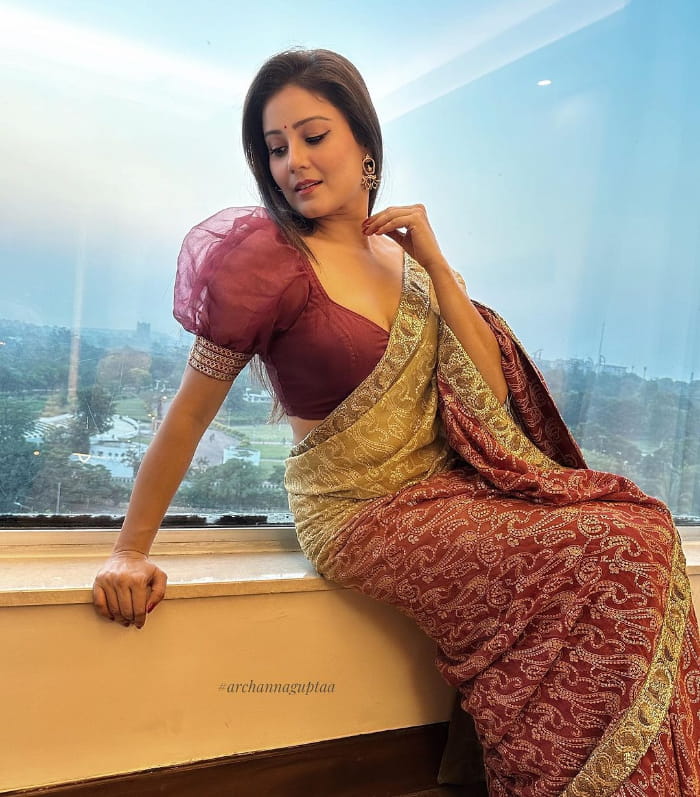 \"Indulge in the beauty of Archana Gupta through these mesmerizing stills. Explore the latest trending hashtags and immerse yourself in the world of #ArchanaGupta #GorgeousStills #TrendingPhotography\"