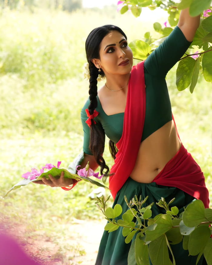 \"Explore the mesmerizing snapshots of Nandini Rai, showcasing her captivating charm and elegance. Dive into a visual journey filled with stunning stills capturing her grace and allure. #NandiniRai #Photography #CaptivatingPortraits #ElegantCharm\"