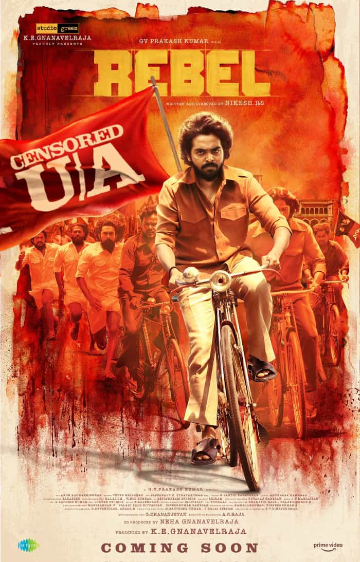 Rebel, Composed by GV Prakash Kumar, Successfully Passes Censorship Process