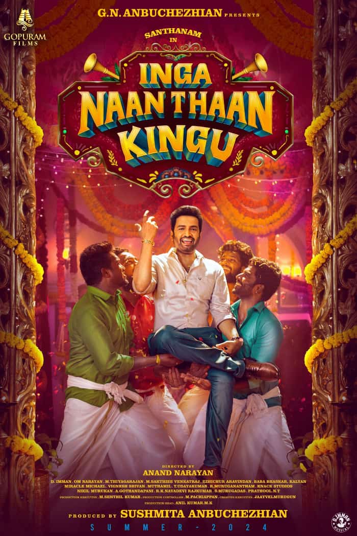 Santhanam upcoming movie named as “Inga Naan Thaan Kingu”.