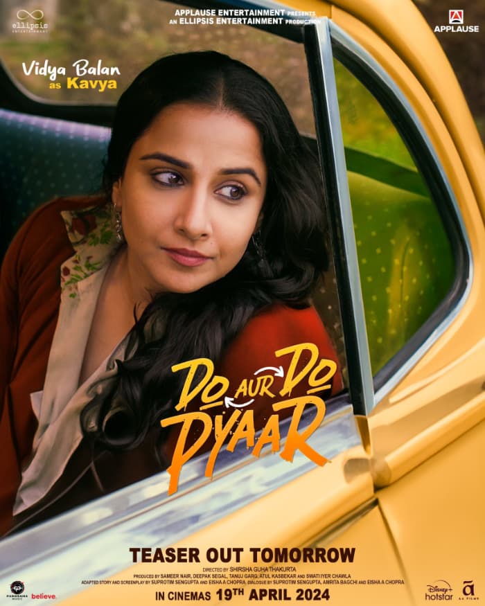 New posters featuring Vidya Balan and Ileana D’Cruz in the movie \"Do Aur Do Pyaar\" have been released.