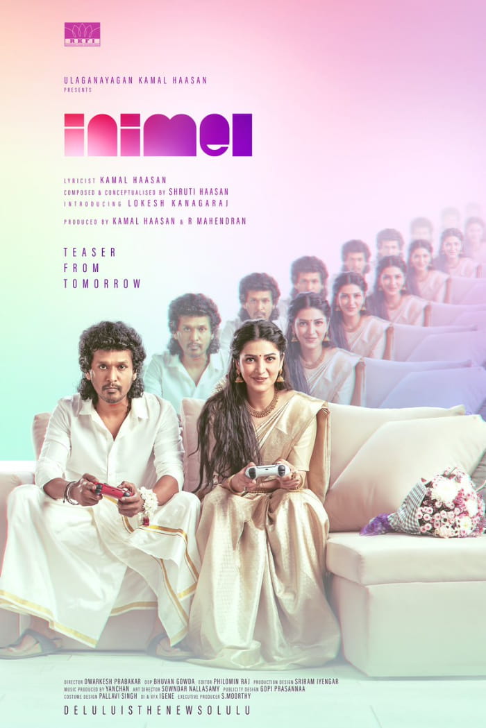 The new song \"Inimel\" by Lokesh Kanagaraj and Shruti Haasan is out.