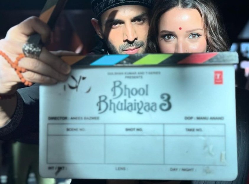 First Round of Filming for Kartik Aaryan and Tripti Dimri \"Bhool Bhulaiyaa 3\" Completed