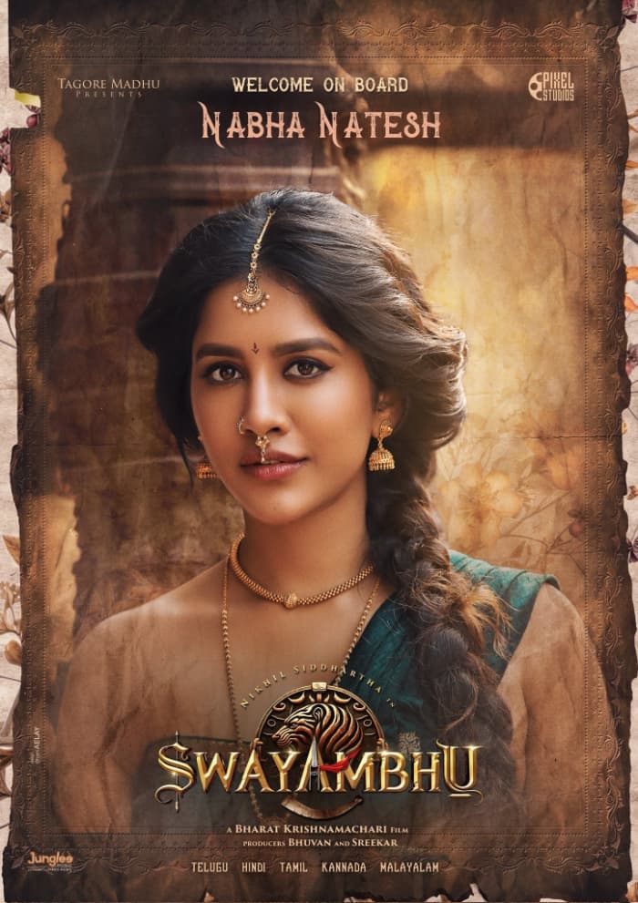 Nabha Natesh Joins Swayambhu Cast