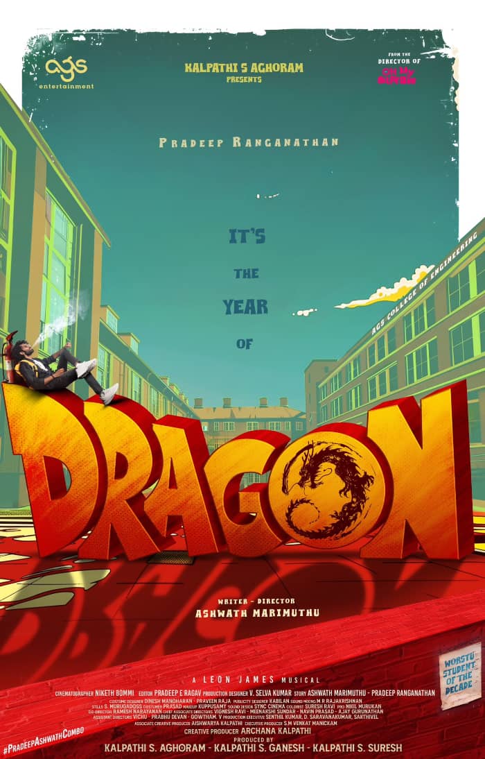 New movie by Pradeep Ranganathan and Ashwath is called \"Dragon\".