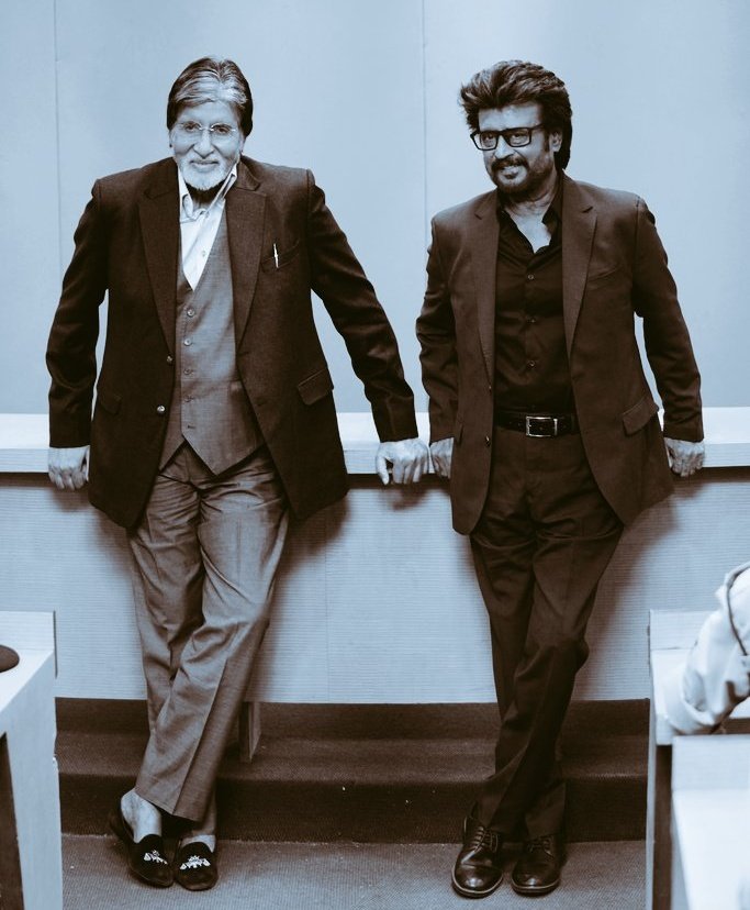 Amitabh Bachchan starts filming for Rajinikanth movie \"Vettaiyan\".