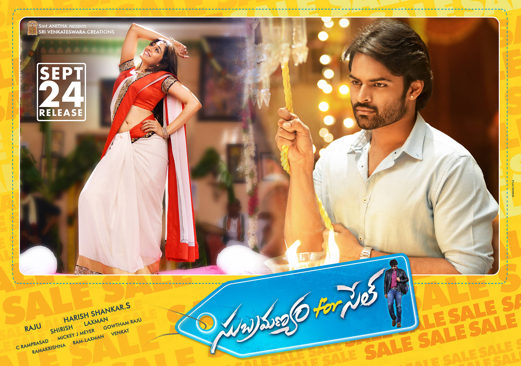 Subramanyam For Sale Movie First Look Posters
