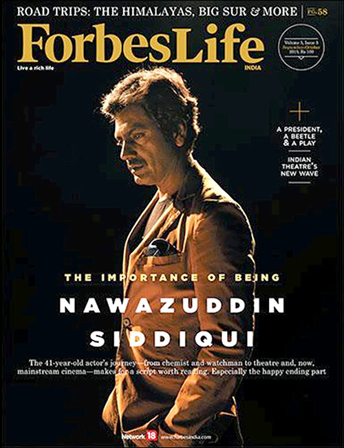 Nawazuddin Siddiqui in Forbes cover !!!