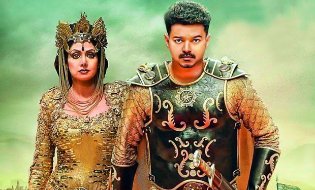 Vijay and Sri Devi in Puli