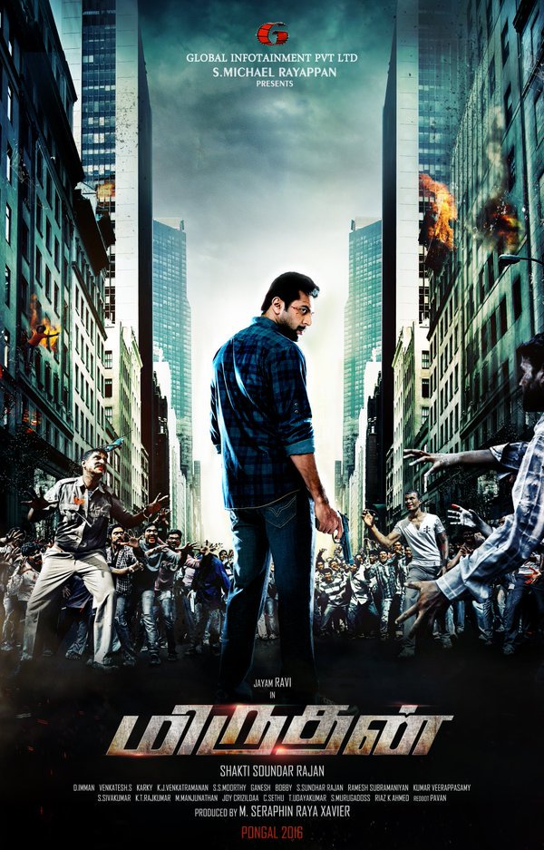 Miruthan movie poster | Jayam Ravi