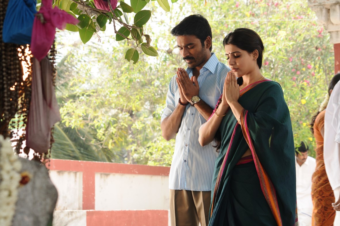 Dhanush, Samantha Stills from Thangamagan