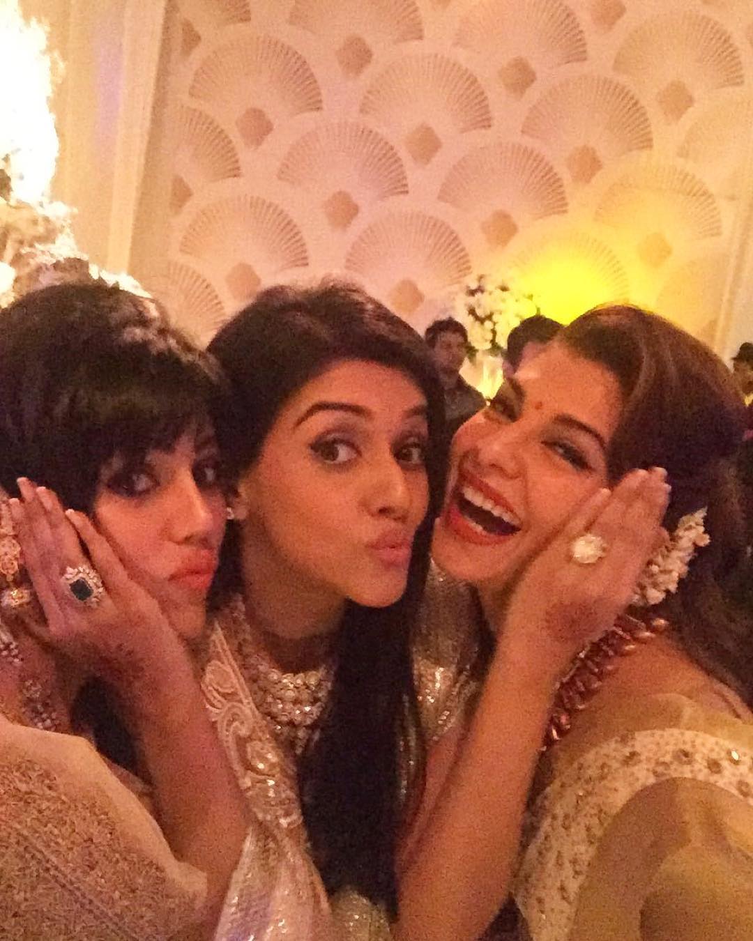 Jacqueline Fernandez Attends Asin-Rahul Wedding