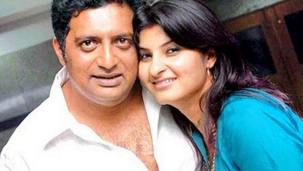 Prakash Raj with his wife Pony Verma