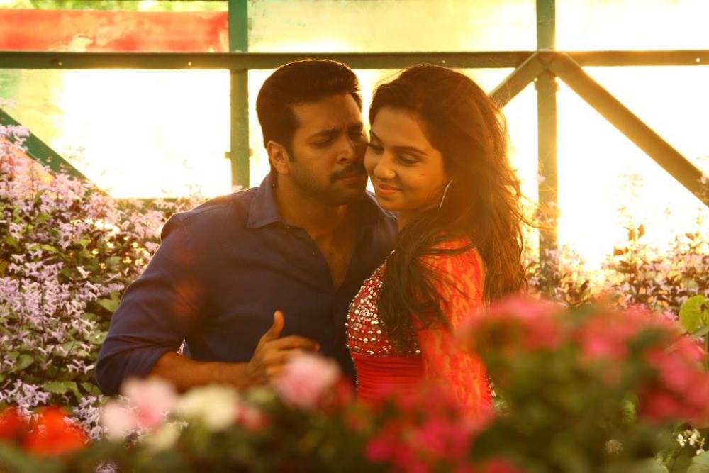 Jayam Ravi, Lakshmi Menon Stills from Miruthan Movie
