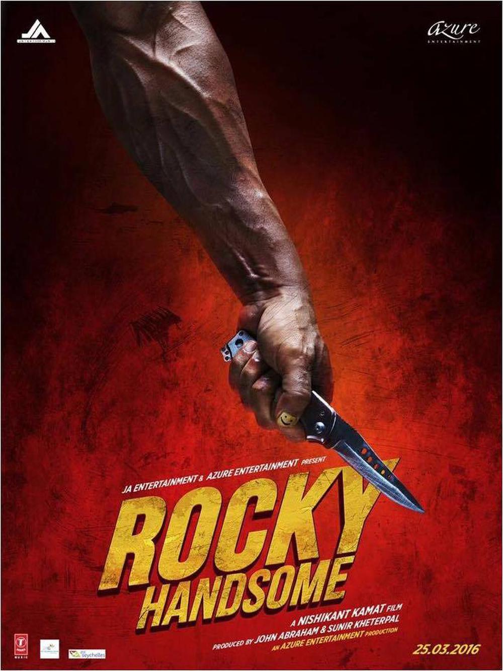 John Abraham 's Rocky Handsome Movie Poster