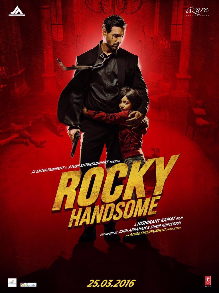John Abraham 's Rocky Handsome Movie Poster