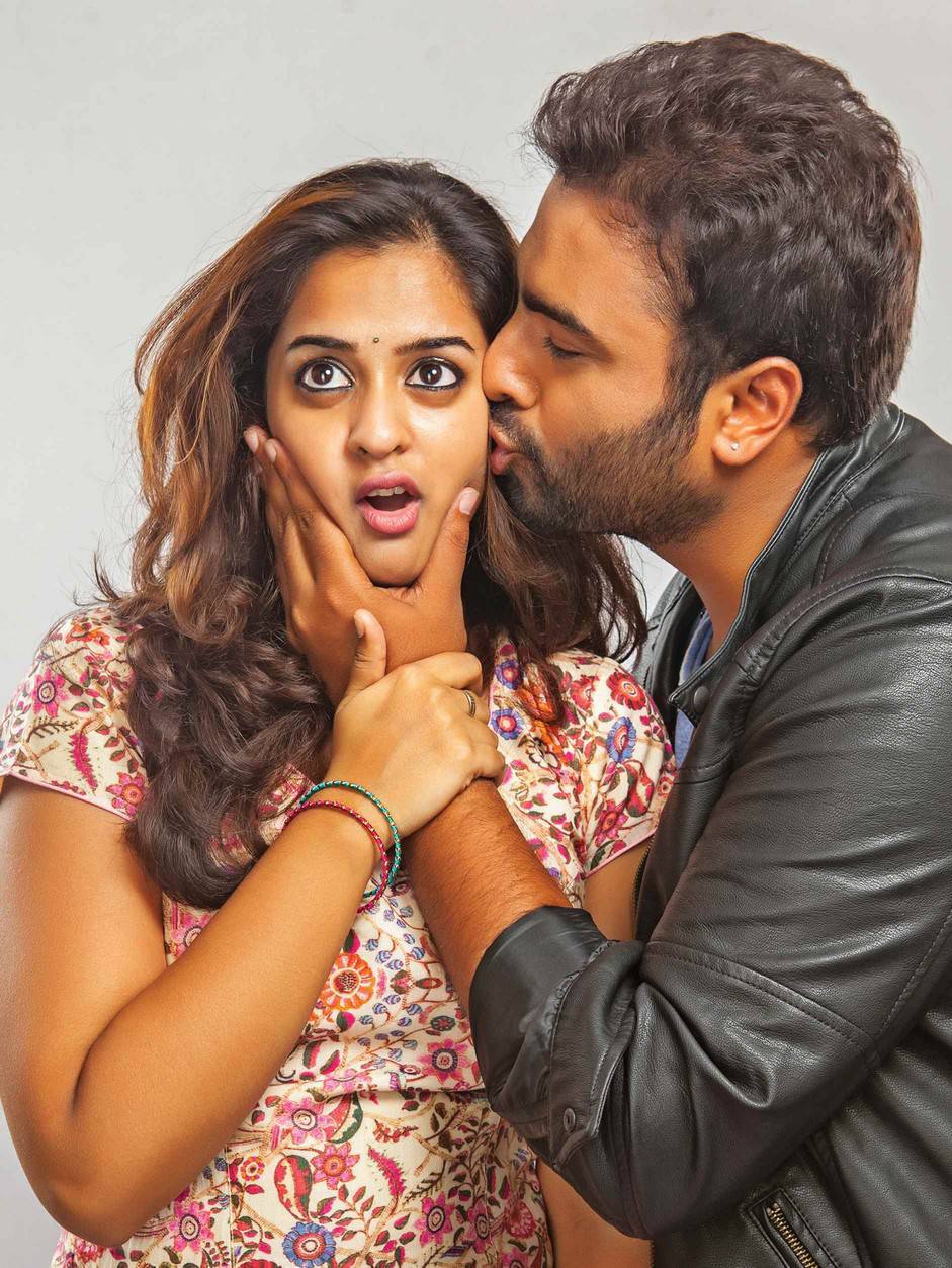 Nara Rohit and Nanditha Raj in Saavitri Telugu Movie
