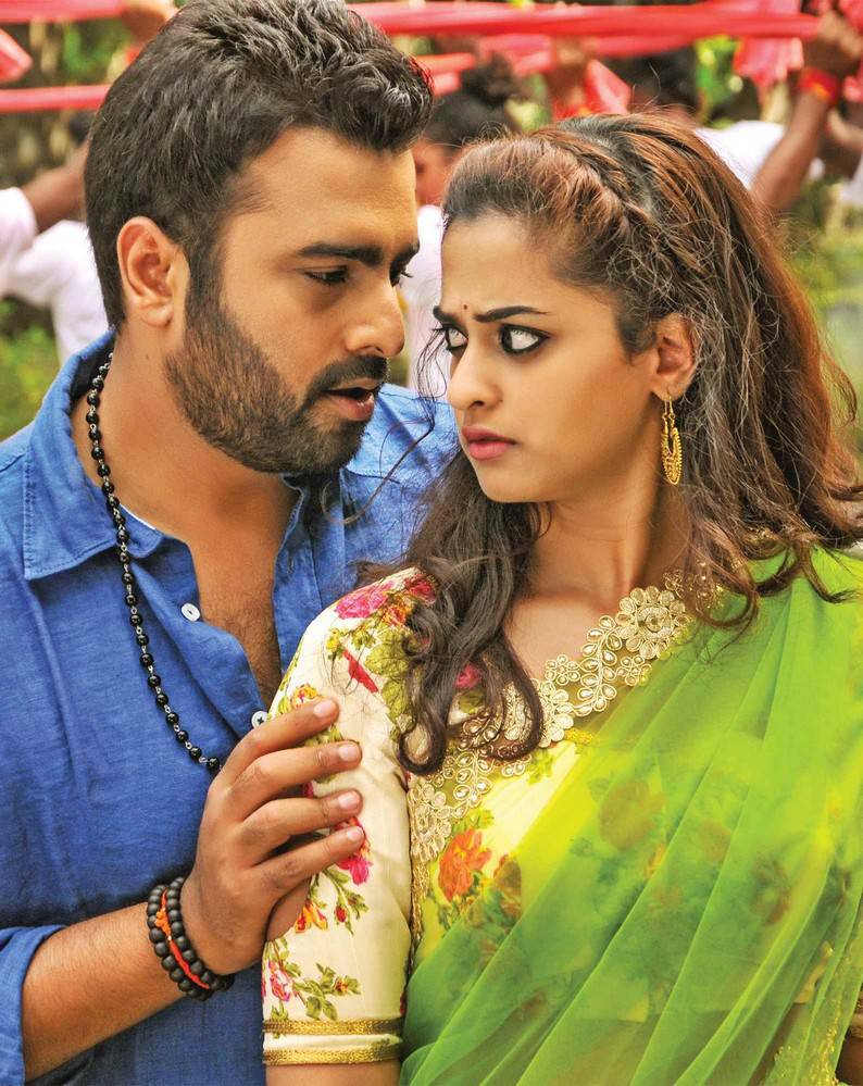 Nara Rohit and Nanditha Raj in Saavitri Telugu Movie