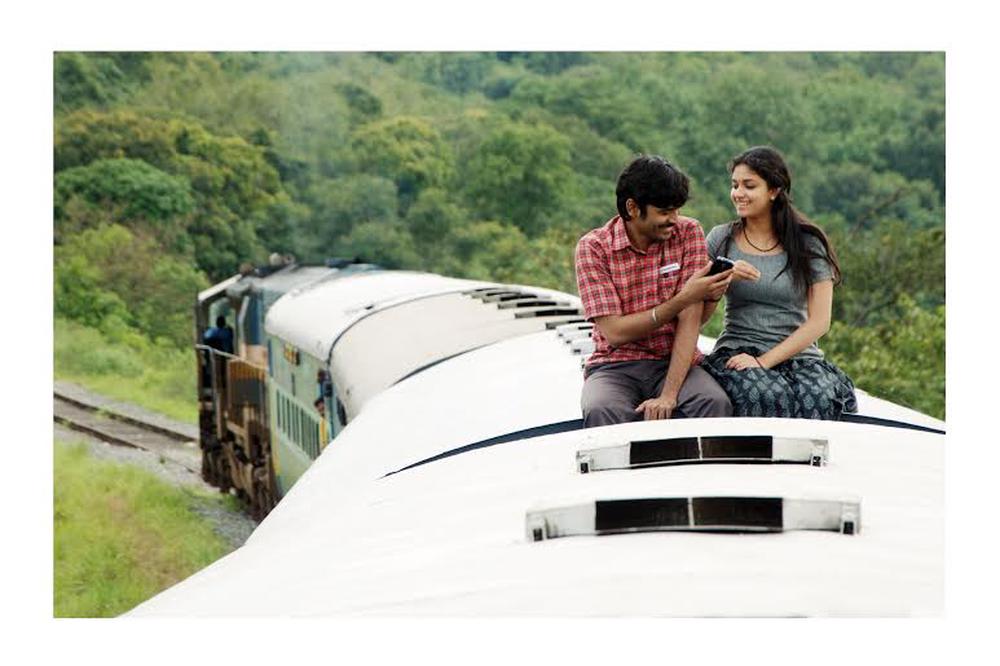 Dhanush and Keerthi Suresh in Movie Mirattu
