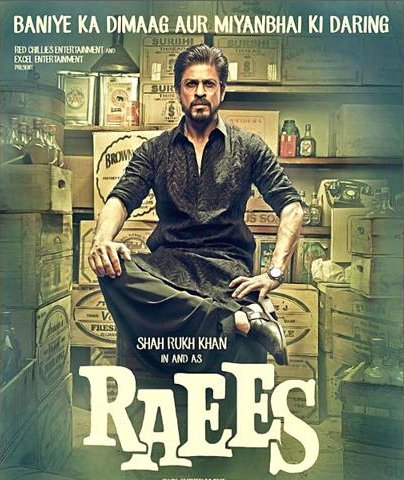 Raees Poster - Sharukh Khan