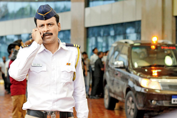 Actor Manoj Bajpai in the movie Traffic