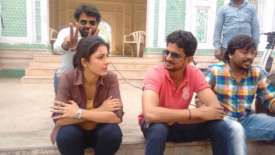 Actress Isha Talwar on the sets of Raja Cheyyi Vesthe