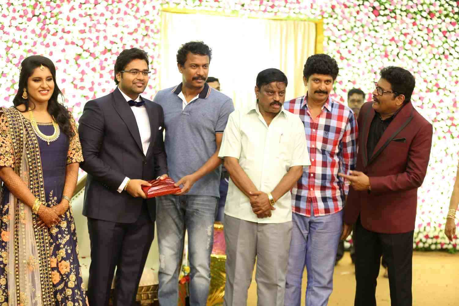Director K.S.Ravikumar Daughter Marriage Reception Stills