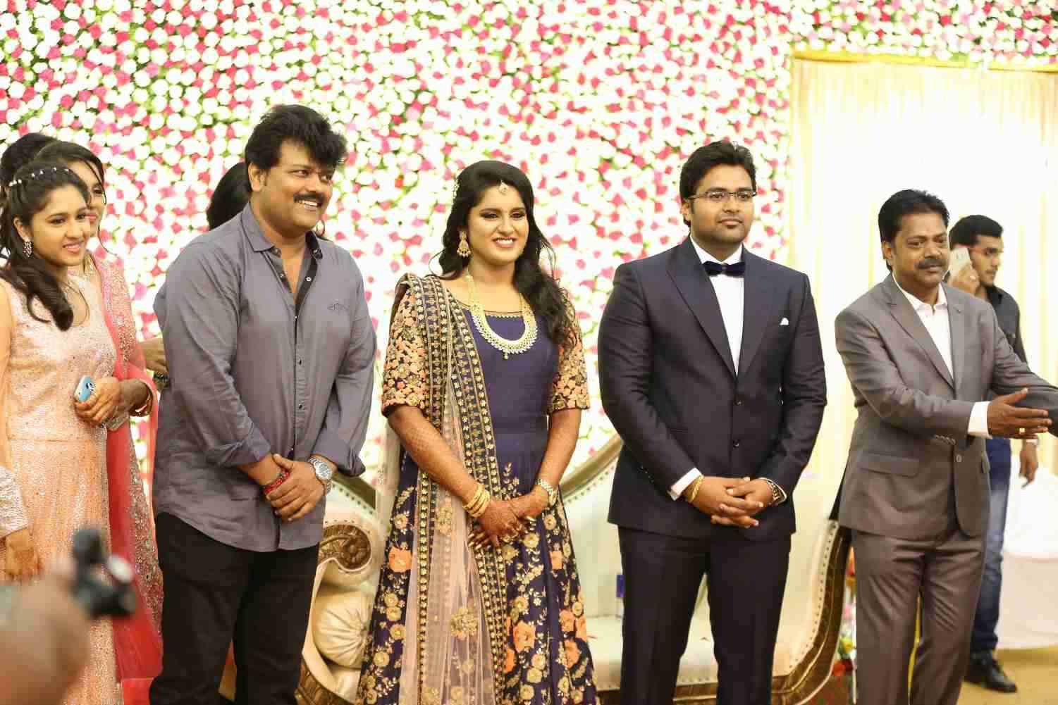 Director K.S.Ravikumar Daughter Marriage Reception Stills