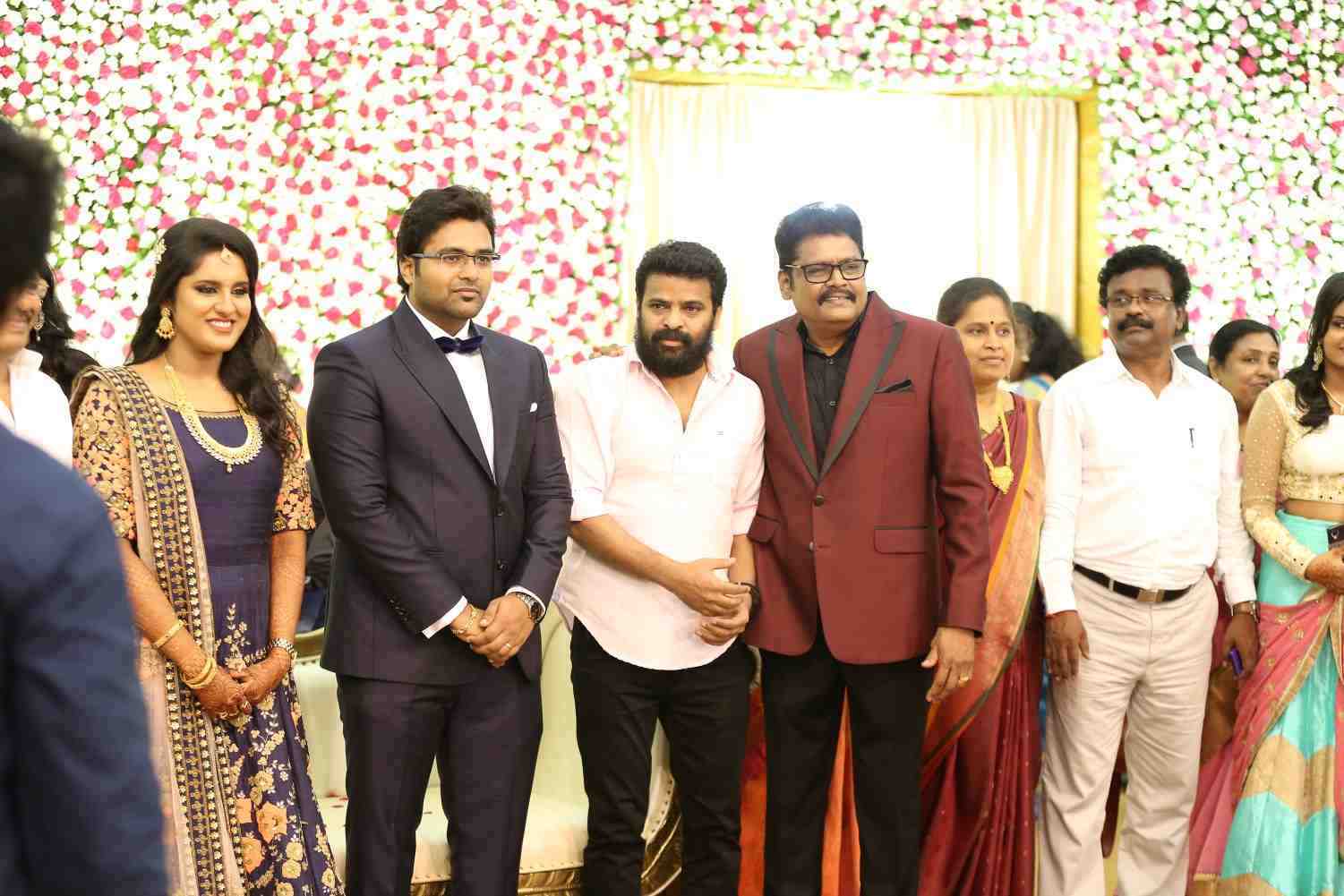 Director K.S.Ravikumar Daughter Marriage Reception Stills